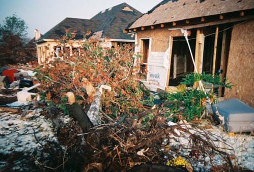 Hurricane Katrina Home Wind Damage