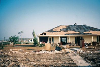 Hurricane Katrina Shingles Roofs Straight Line Winds